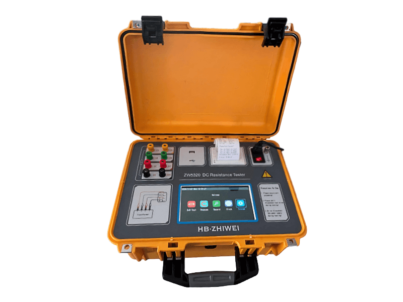 DC resistance tester (portable case, high-current DC resistance measurement)