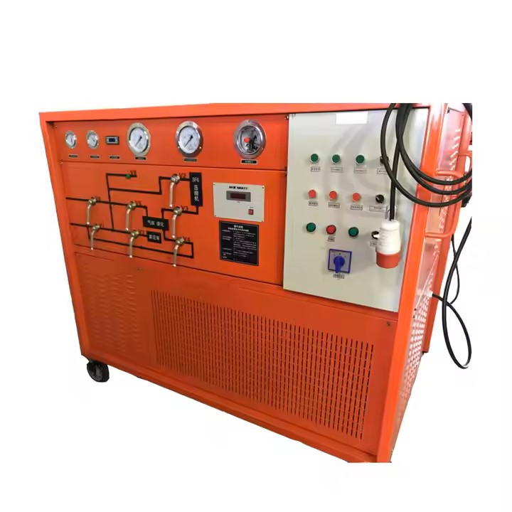SF6 gas recovery device ZWLH-7Y, with three-stage filtration system and multiple protections