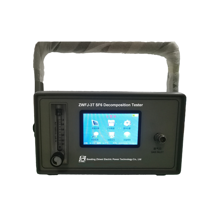 SF6 gas decomposition product tester ZWFJ-3T, analyzing H2S, SO2, CO content