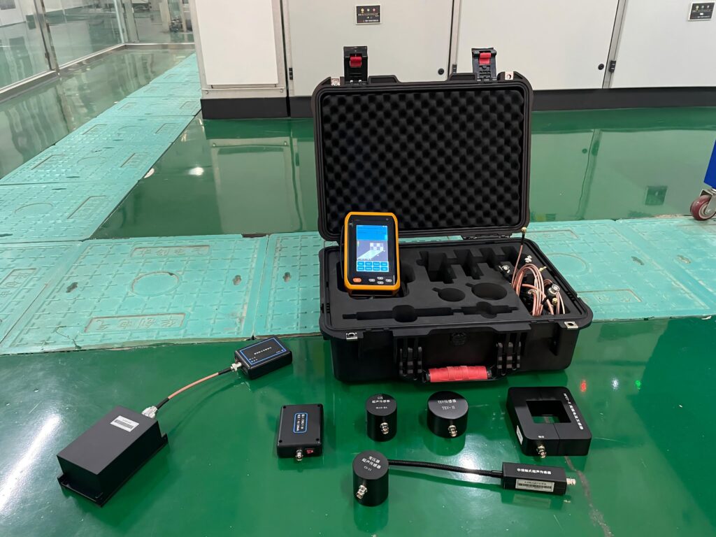 Partial discharge detector, precisely identifying PD in transformers and GIS