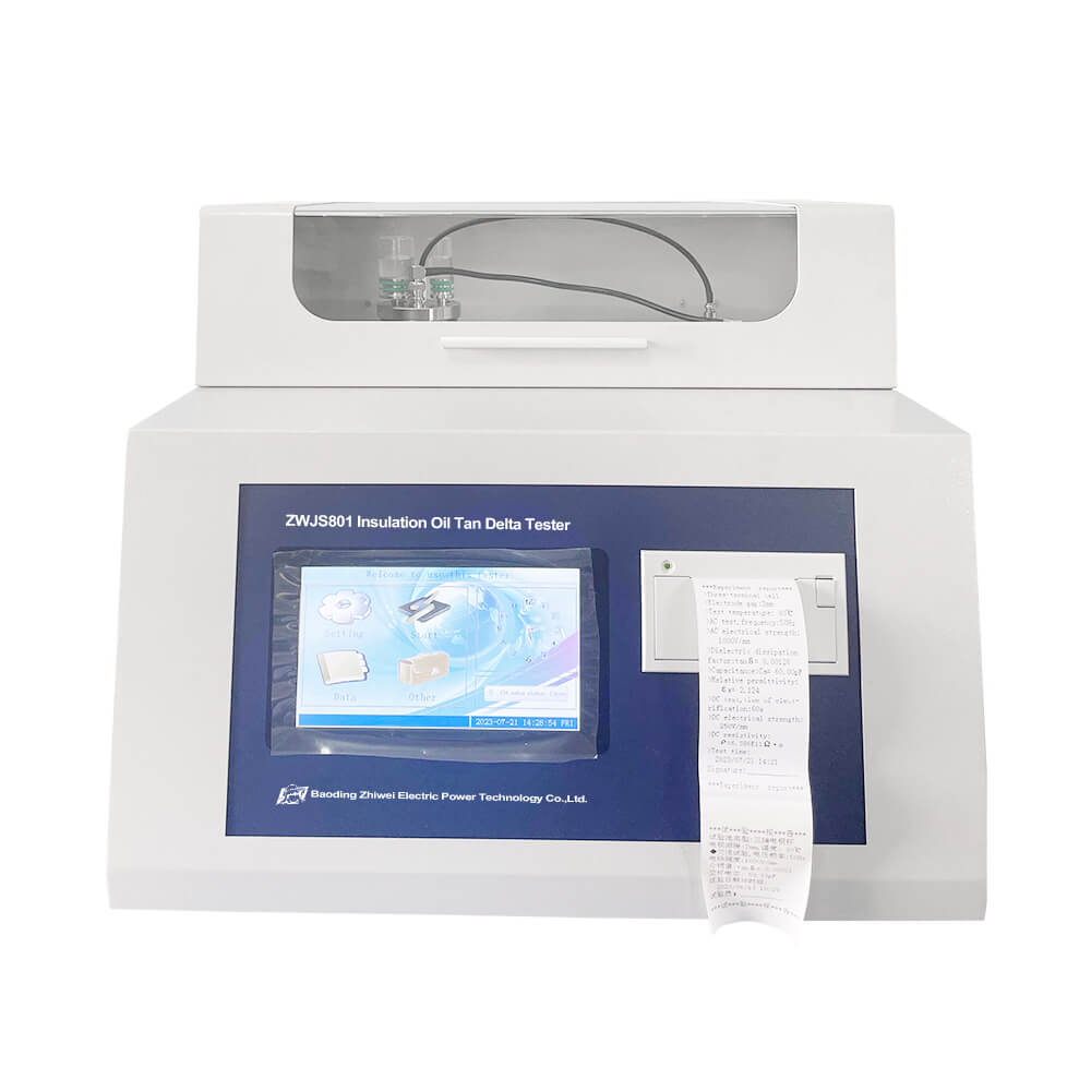 Insulating oil tan delta tester ZWJS801, for assessing transformer oil insulation performance