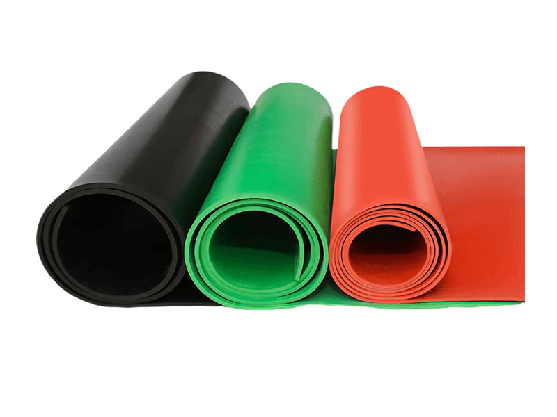 Insulating rubber mat, with enhanced wear resistance and anti-static properties for electrical safety