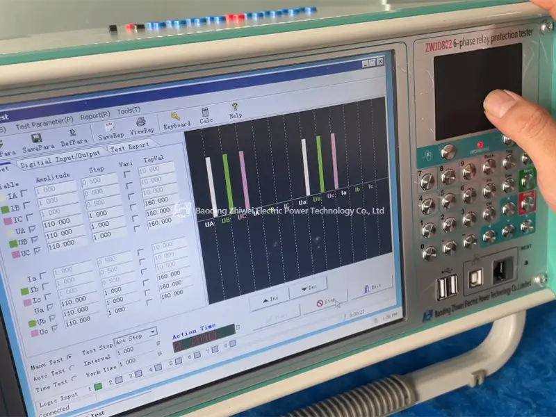6 Phase Protection Relay Test Set