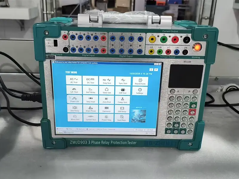 ZWJD903 3-Phase Relay Test Set | Microcomputer Protection Tester