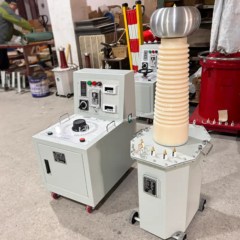 AC DC Hipot tester workshop real shot high voltage testing transformer unit