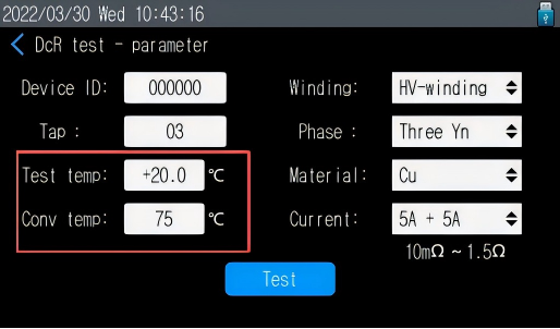 ensure the measured temperature closely matches the transformer’s operating temperature to reduce errors from temperature compensation.