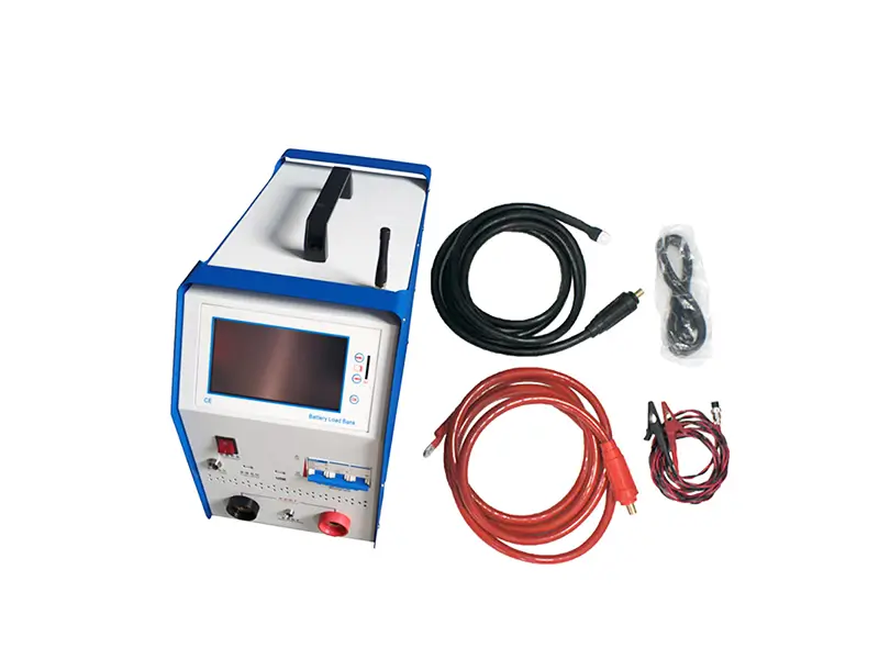 Telecom battery string test with Battery Discharge Tester
