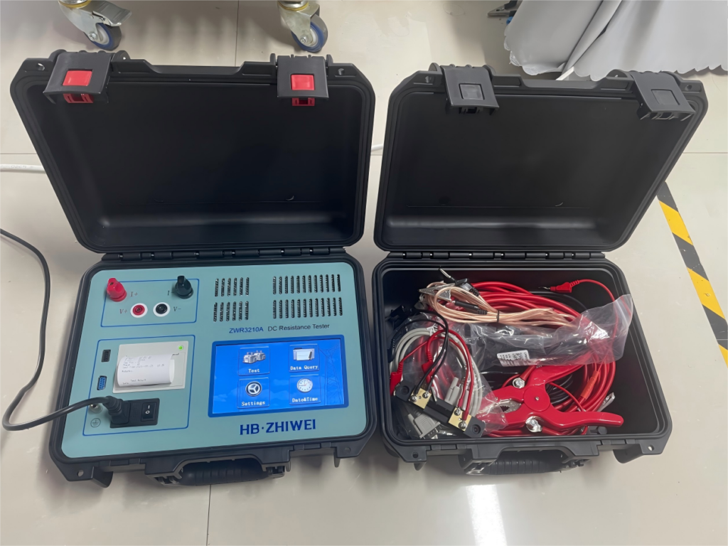 DC resistance tester, for rapid detection of transformer winding DC resistance