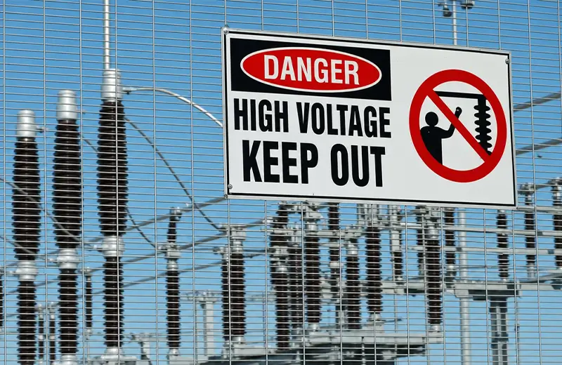 On-site safety isolation and warnings