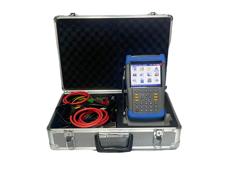 Portable 3-phase electrical power quality tester kit