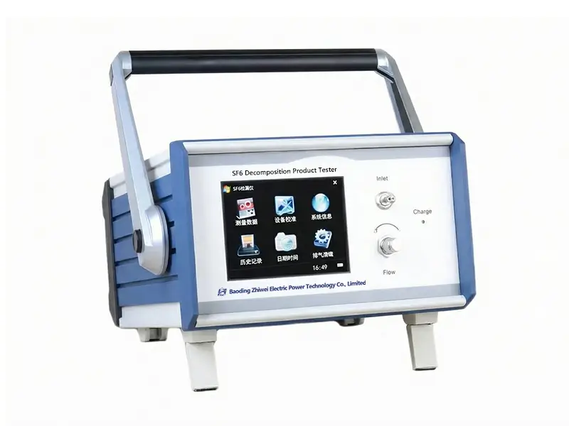 SF6 gas decomposition product tester ZWFJ-3T, analyzing H2S, SO2, CO content
