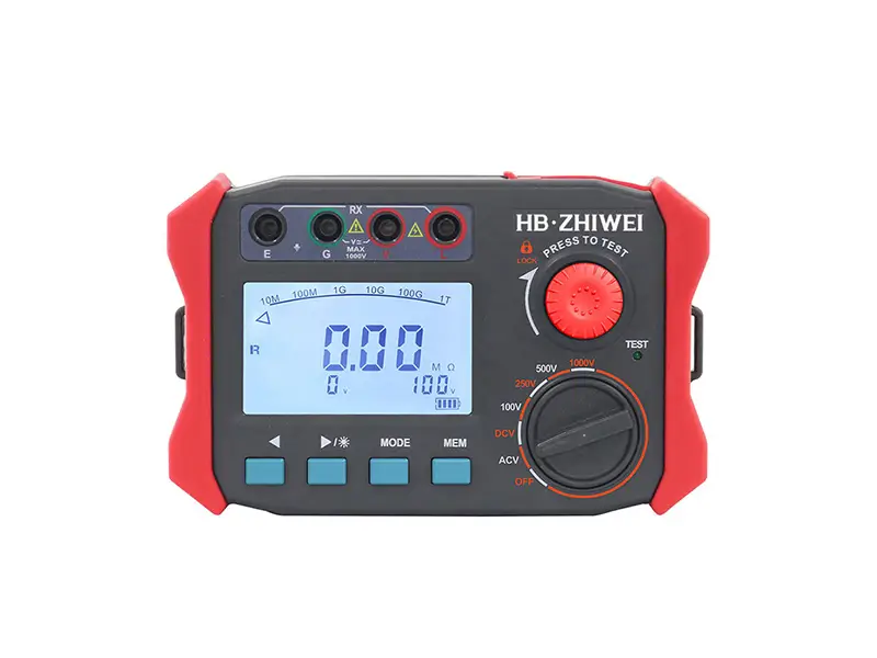 ZWS3015 2500V Megohmmeter for industrial high voltage insulation testing