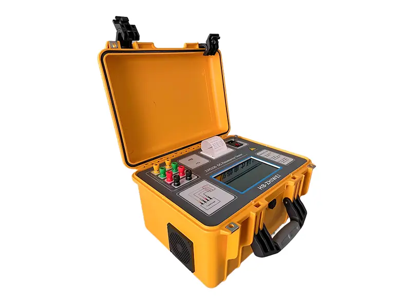 ZW8320 Transformer DC Resistance Tester with a 7-inch touch screen