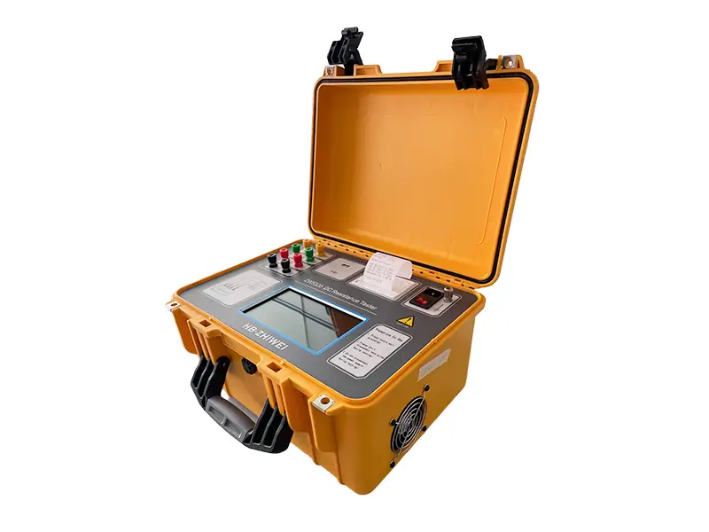 ZW5320 Transformer DC Resistance Tester with a 7-inch touch screen