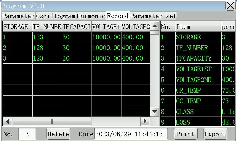 ZWKZ204 Transformer On-no Load Loss Tester 