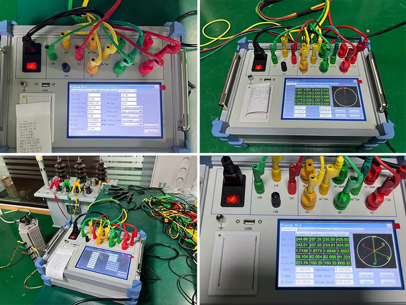 ZWKZ204 Transformer On-no Load Loss Tester 