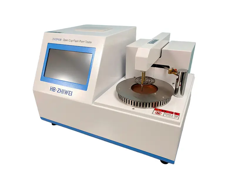 open cup flash point tester