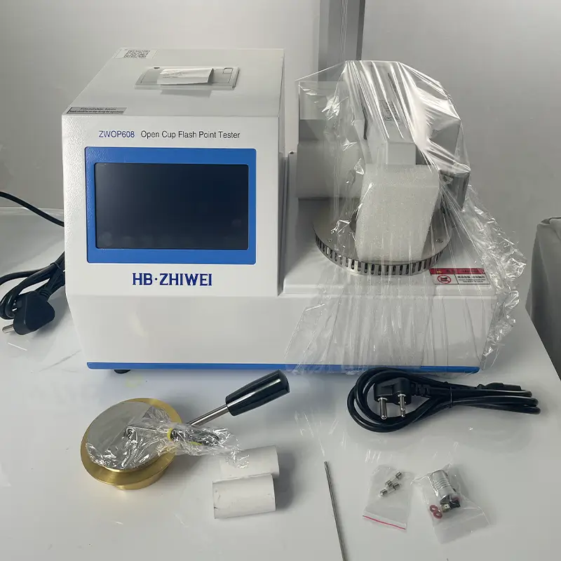 open cup flash point tester