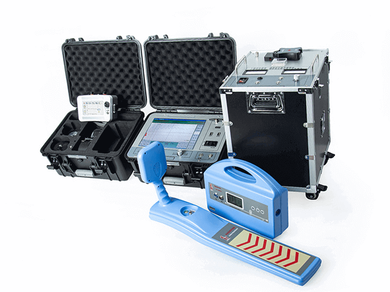 Power cable fault detection and locating equipment kit (portable locators)