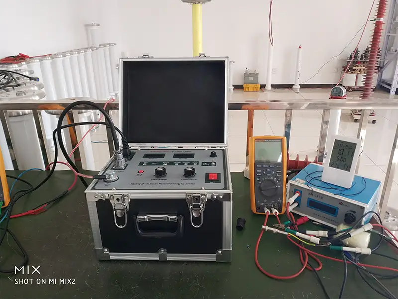 ZWZGF DC Hipot Tester on‑site power equipment preventive test scene