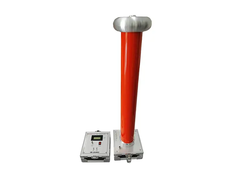 AC/DC high voltage divider RC voltage measuring meter with 1000:1 ratio