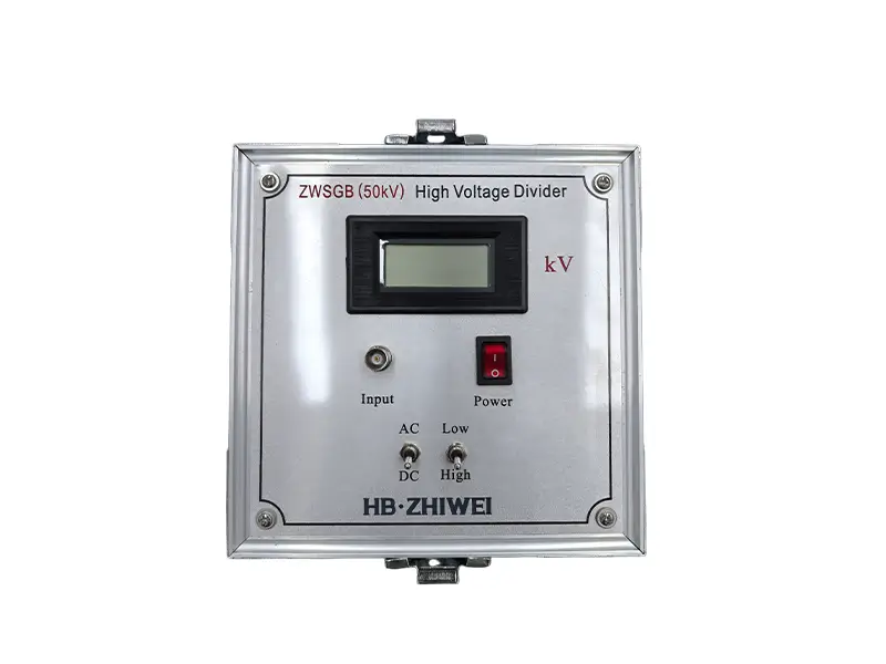 high voltage divider digital display meter panel AC DC measurement